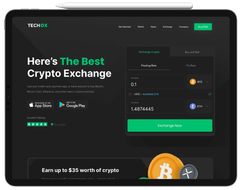 crypto-exchange-website-renexcode