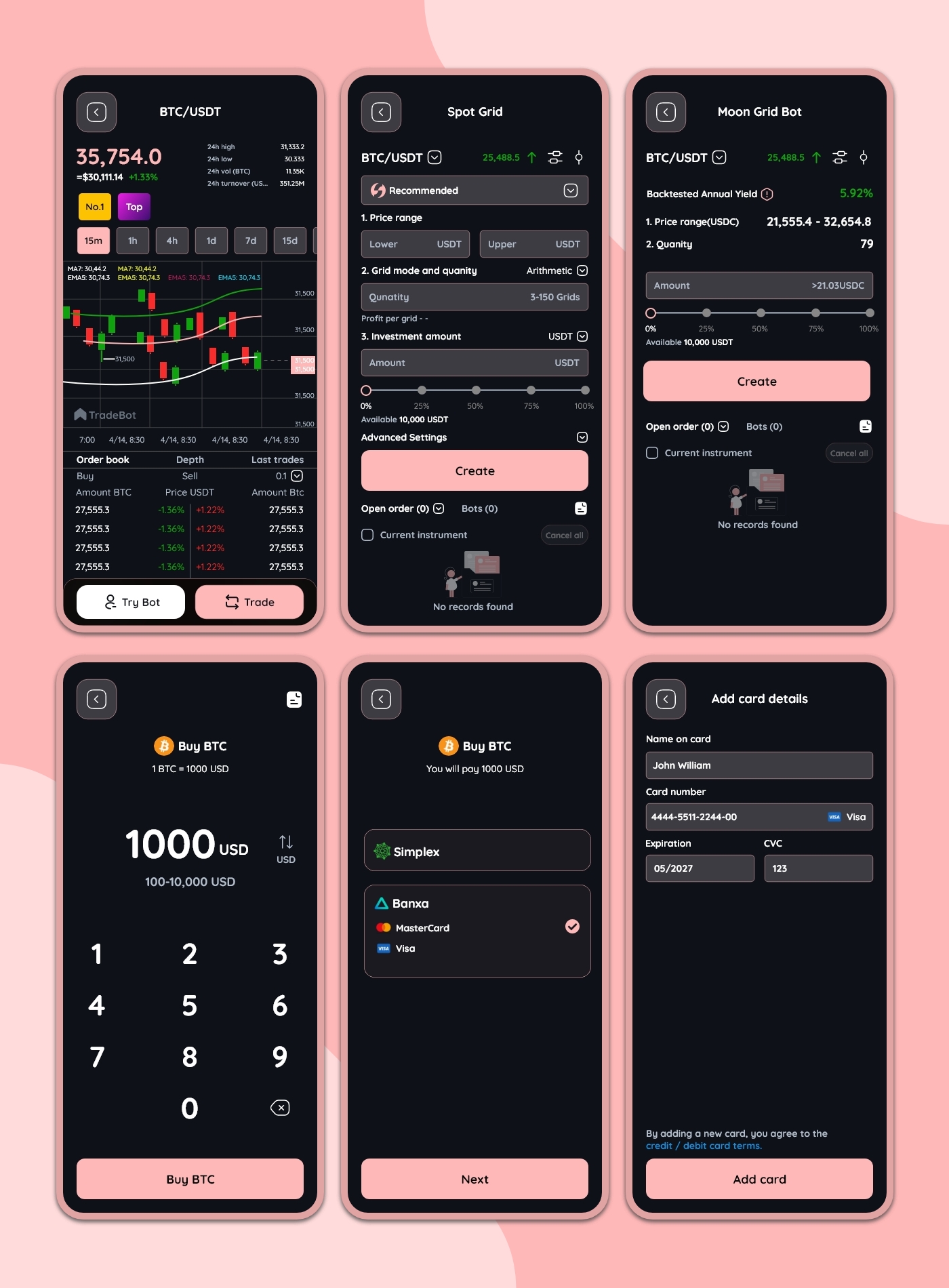 Crypto Wallet Mobile App UI Design Kit